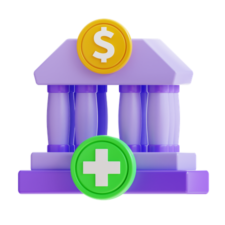 Bank Account  3D Icon