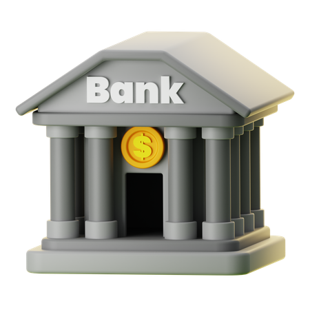 BANK ARCHITECTURE  3D Icon