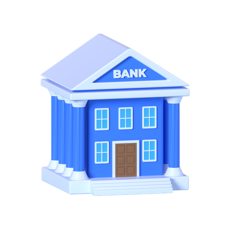 Bank Architecture  3D Icon