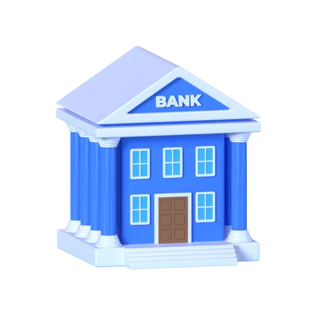 Bank Architecture  3D Icon