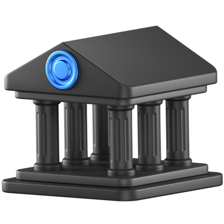 Bank Architecture  3D Icon