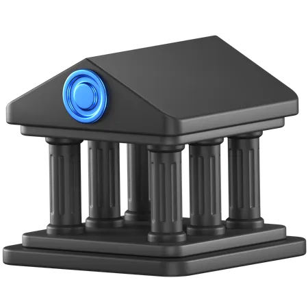 Bank Architecture  3D Icon