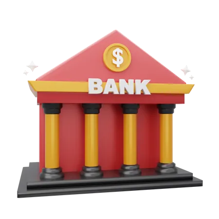 Bank Architecture  3D Icon