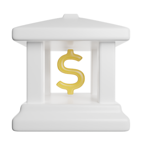 Bank Architecture  3D Icon