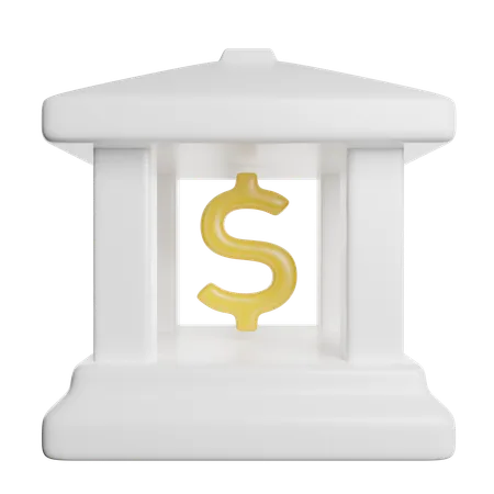 Bank Architecture  3D Icon