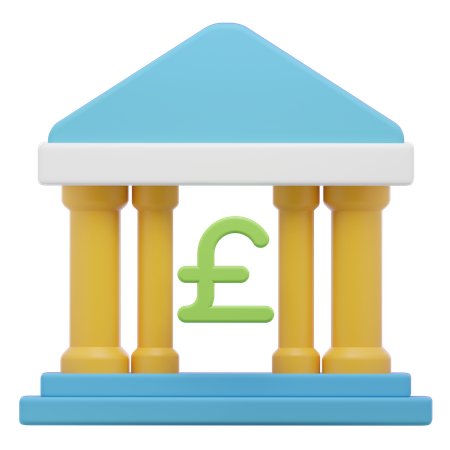 Bank Architecture  3D Icon