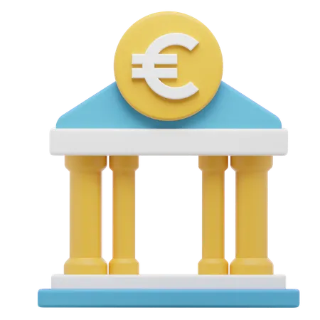 Bank Architecture  3D Icon