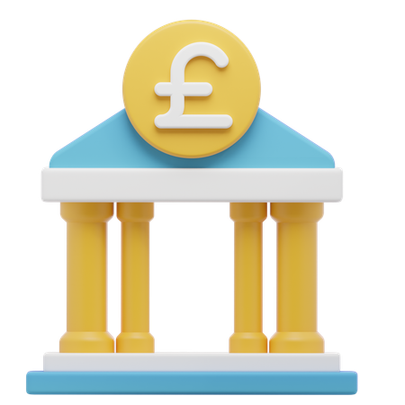 Bank Architecture  3D Icon