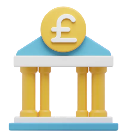 Bank Architecture  3D Icon