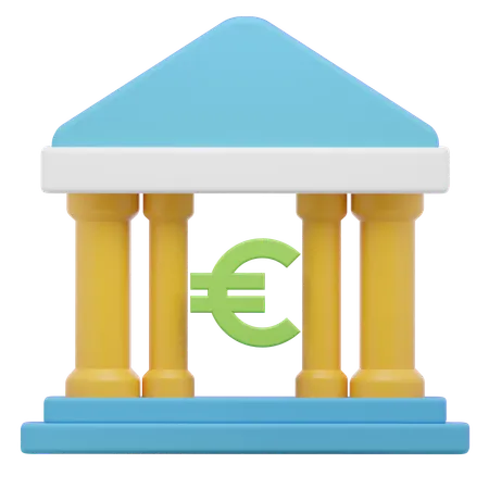 Bank Architecture  3D Icon