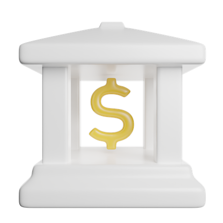 Bank Architecture  3D Icon