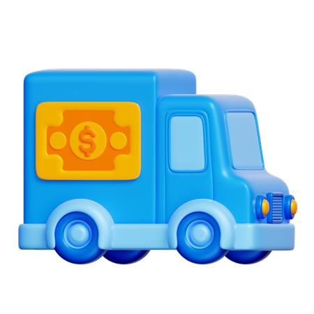Bank Armored Car  3D Icon
