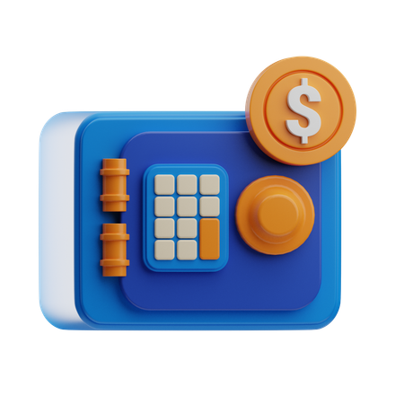 Bank Box  3D Icon