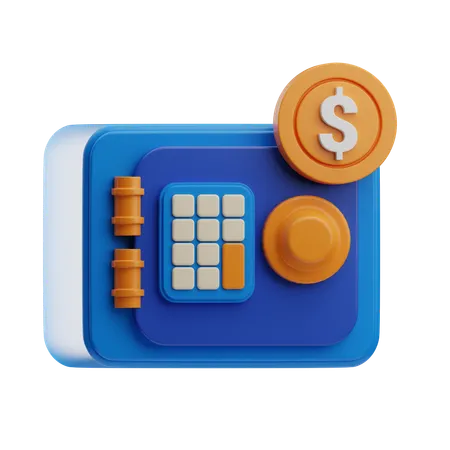 Bank Box  3D Icon