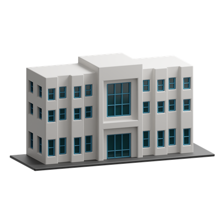 Bank Building  3D Icon