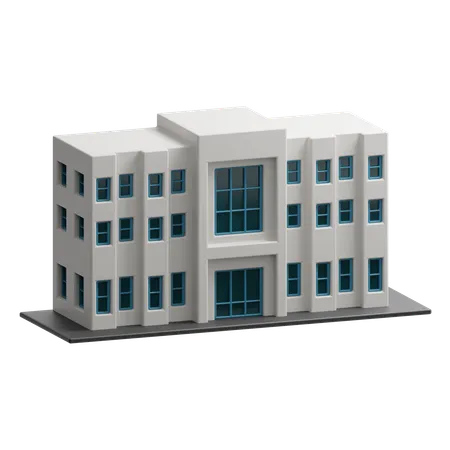 Bank Building  3D Icon