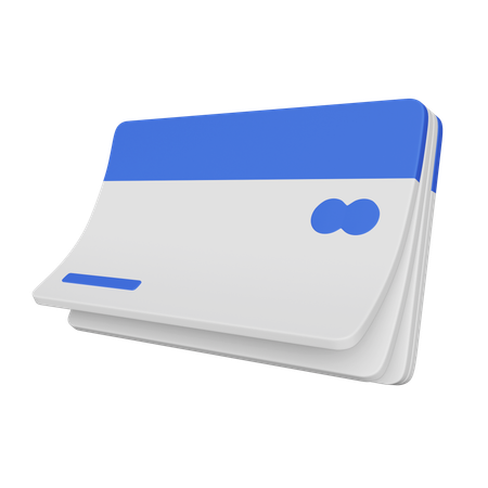 Bank Card  3D Icon