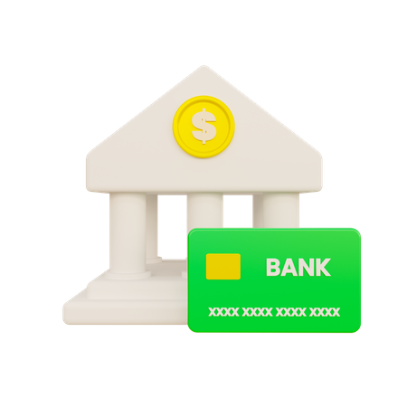 Bank Card  3D Icon