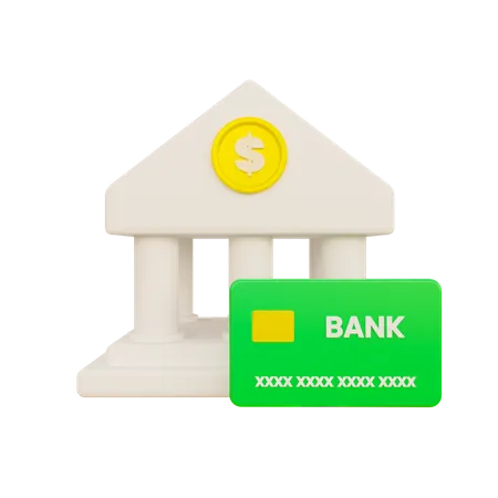 Bank Card  3D Icon