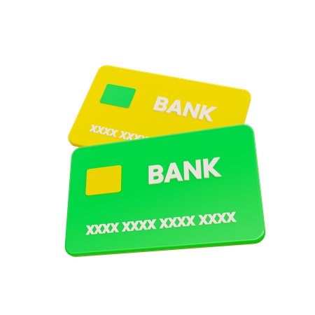 Bank Card  3D Icon