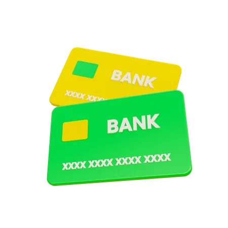 Bank Card  3D Icon