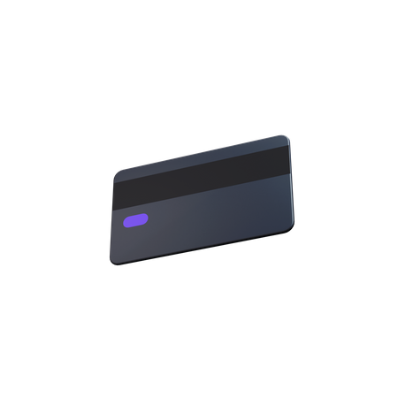 Bank card  3D Illustration