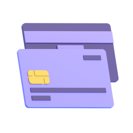 Bank Card  3D Illustration