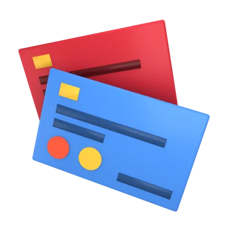 Bank Card  3D Illustration