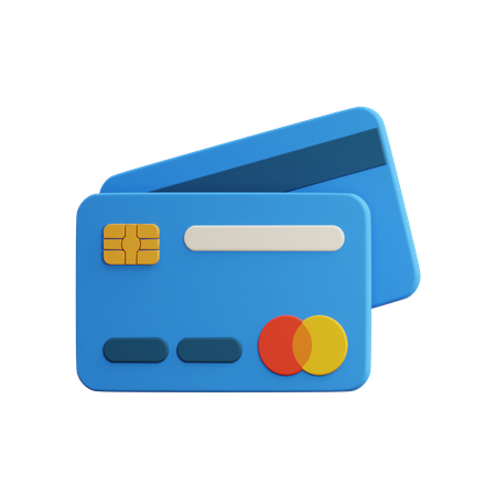 Bank Cards  3D Illustration