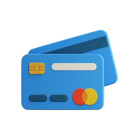 Bank Cards  3D Illustration