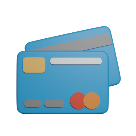 Bank Cards  3D Illustration