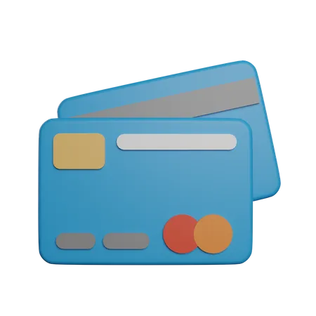 Bank Cards  3D Illustration