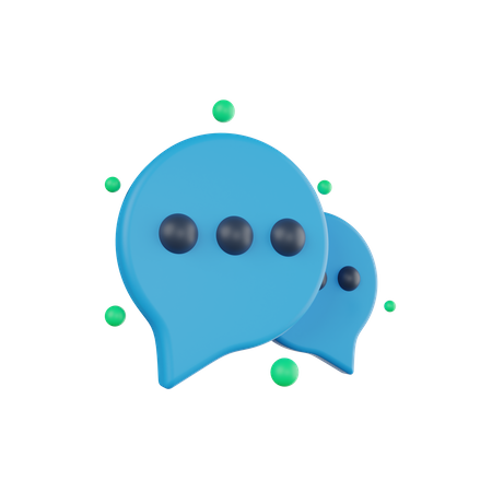Bank Chat  3D Icon