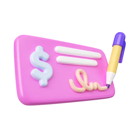 This Is Check Money 3 D Render Illustration Icon High Resolution Png File Isolated On Transparent Background Available 3 D Model File Format BLEND OBJ FBX And GLTF 3D Icon
