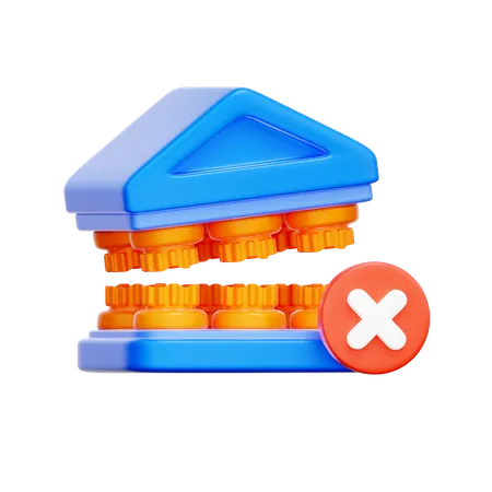 Bank Closure  3D Icon