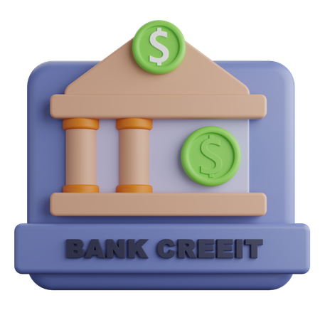 Bank Credit  3D Icon