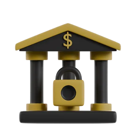 Bank Crisis  3D Icon
