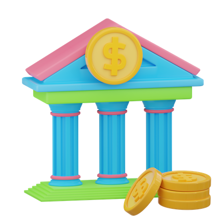 Bank Deposit  3D Icon