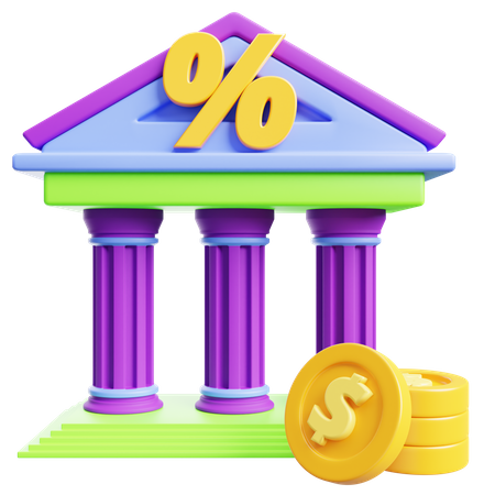 Bank Deposit  3D Icon