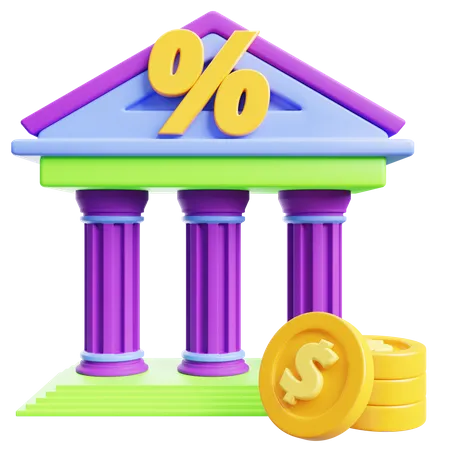 Bank Deposit  3D Icon