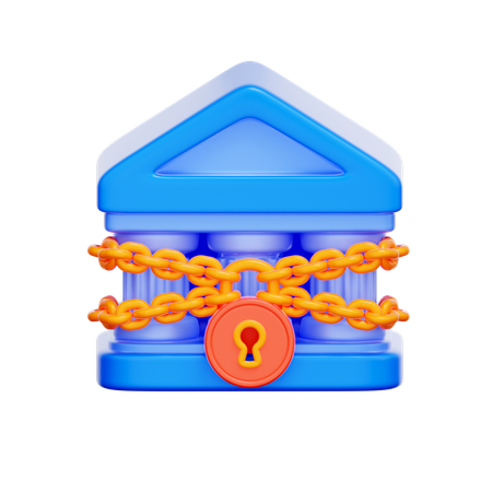 Bank Failure  3D Icon