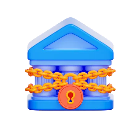 Bank Failure  3D Icon