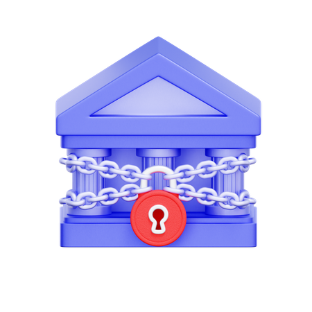 Bank Failure  3D Icon