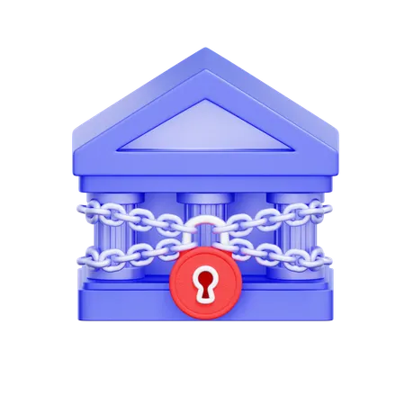 Bank Failure  3D Icon