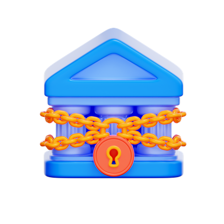 Bank Failure  3D Icon