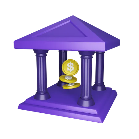 Bank Institute  3D Icon