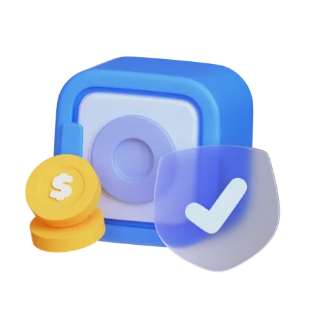 Bank Insurance  3D Icon