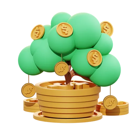 Bank Interest  3D Illustration