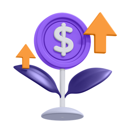 Bank Interest Increase  3D Icon