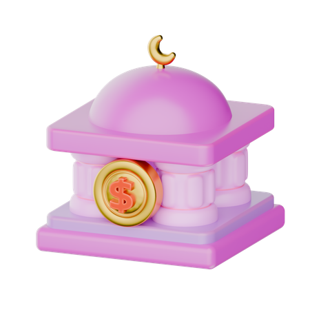 Bank Islamic Dollar  3D Icon